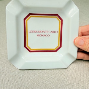 LOEWS MONTE CARLO 陶器製 灰皿 Loews Monte Carlo - Etsy