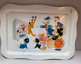 1961 Walt Disney’s Wonderful World of Color Metalltablett
