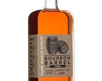 Bourbon Barrel Aged Pure Maple Syrup