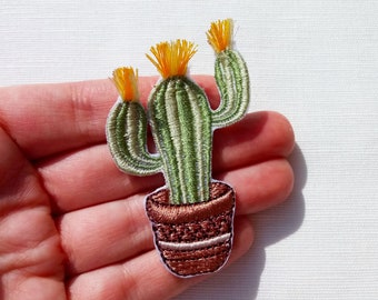 Cactus Sew on Patch 3D Patch Unique Embroidered Patch Applique Patches for Jackets Patches for Backpacks For t-shirt for Fanny Pack