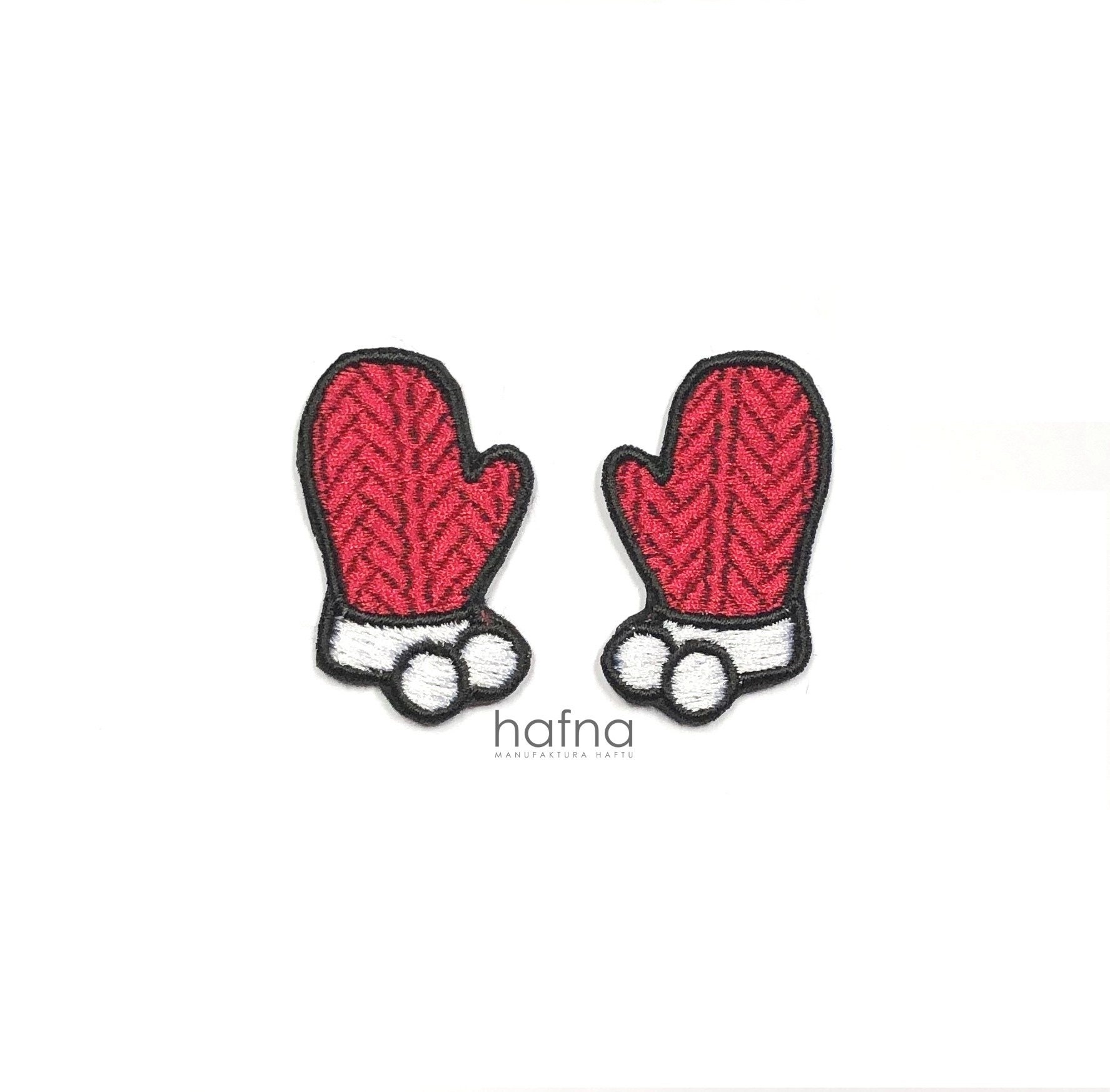 Red Little Heart Patch Sew on Patch Naszywka Embroidered Patch Applique  Patches for Jackets Patches for Bags for T-shirt DIY 