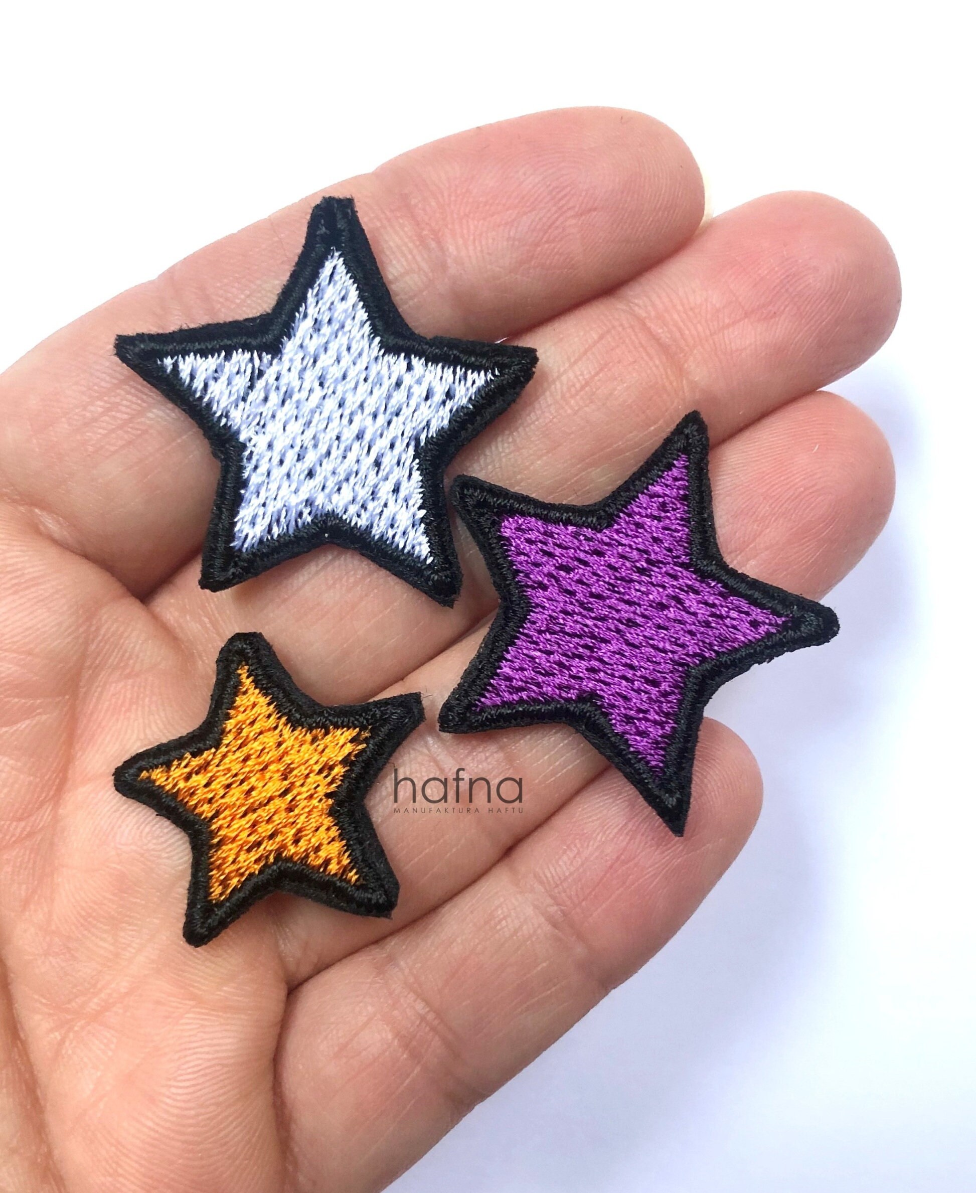 Tiny Stars Sew on Patches Naszywka Embroidered Patch Applique Patches