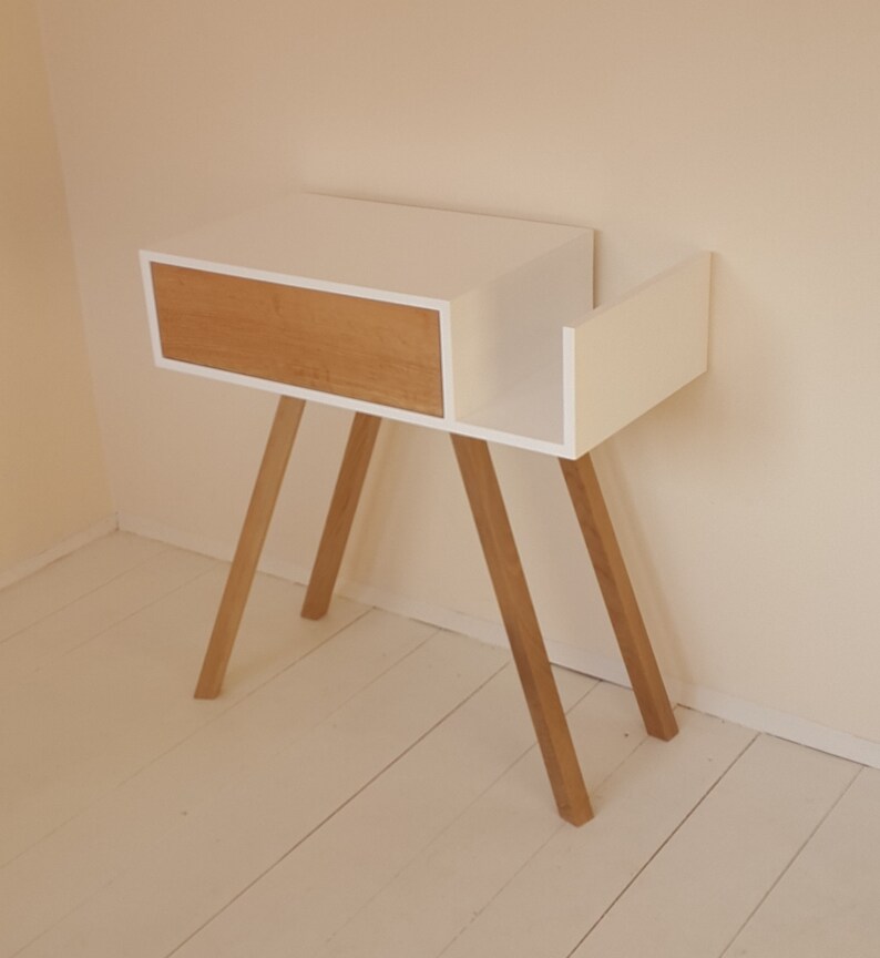 Scandinavian chest of drawers in oak drawer