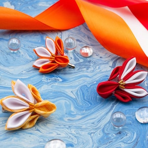 Fish Hair Clips | Kanzashi Goldfish | Fresh Summer Style Hair Clip