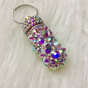 Rhinestone Pill Keychain image 2