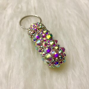 Rhinestone Pill Keychain image 7