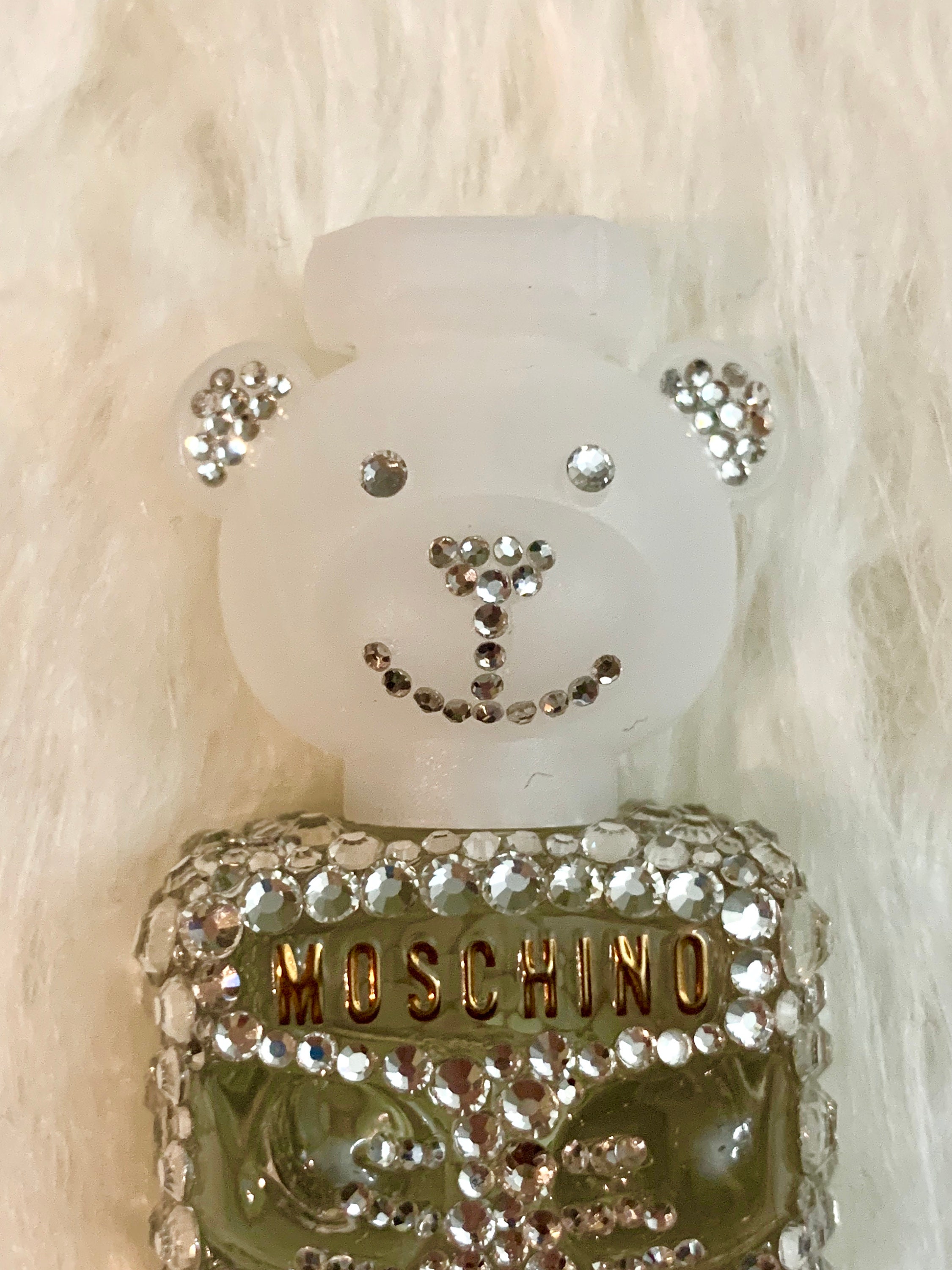 Teddy Bear Mini Rhinestone Perfume Etsy