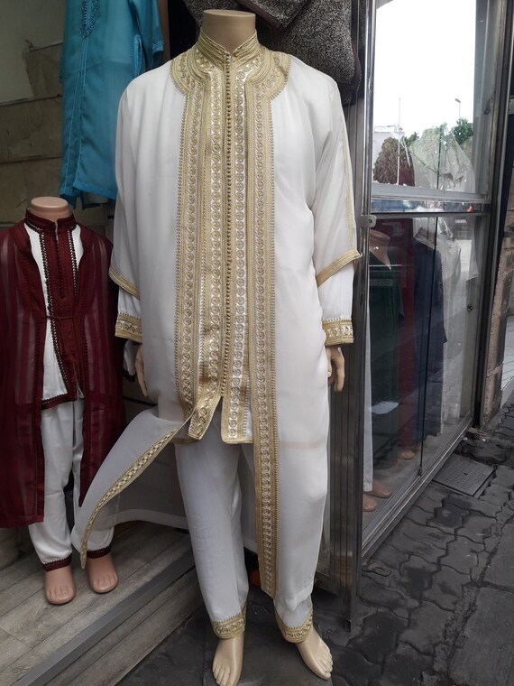 Kaftan para hombres Djellaba para hombres caft n marroqu