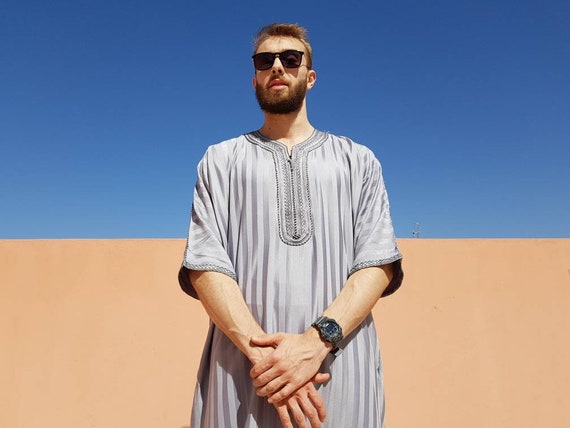 overschrijving Levendig eerlijk Kaftan voor mannen djellaba voor mannen Marokkaanse kaftan - Etsy Nederland