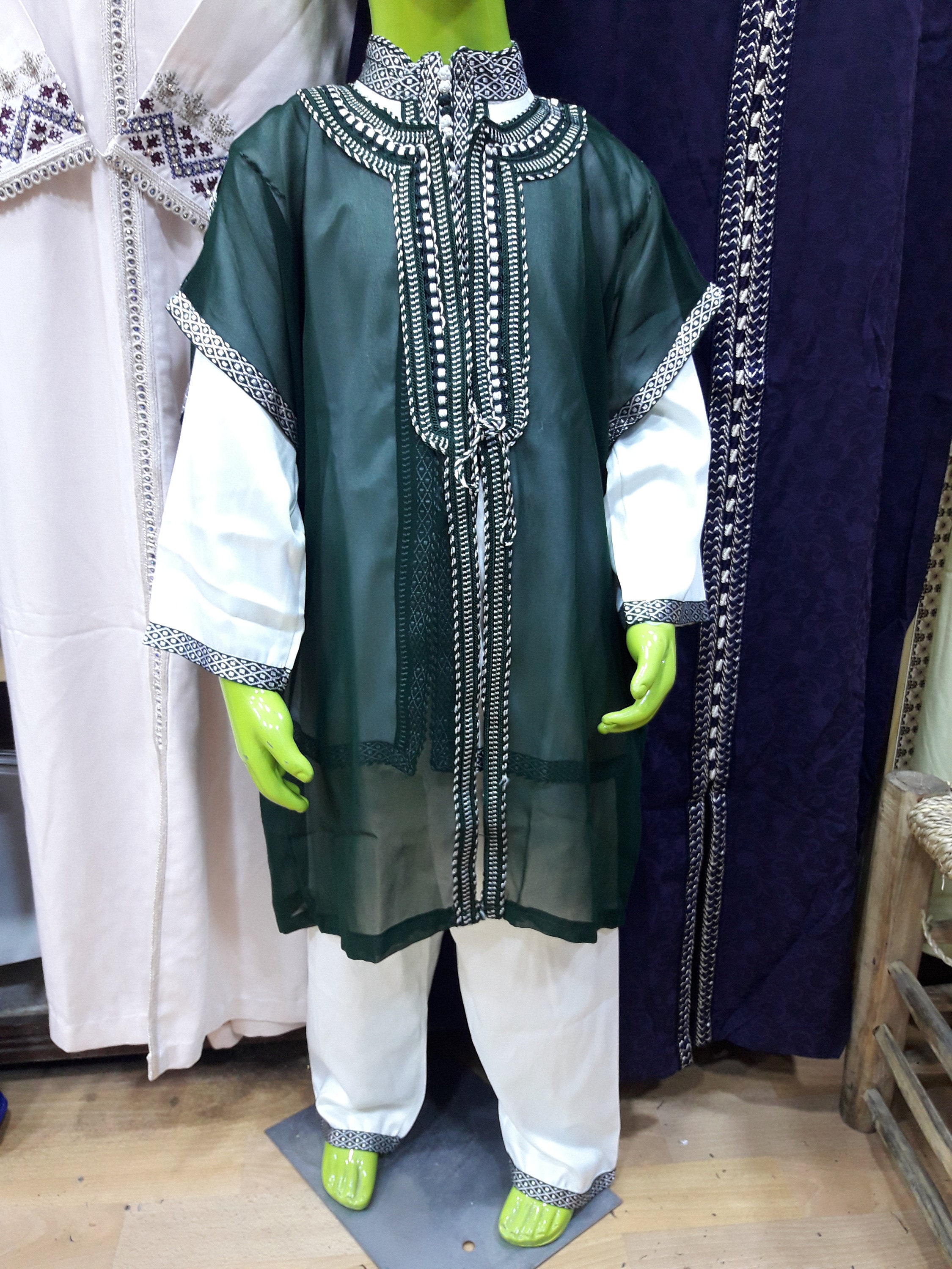 Gemakkelijk Seizoen als resultaat 3 stuks jongens traditionele Marokkaanse kleding voor ramadan - Etsy  Nederland