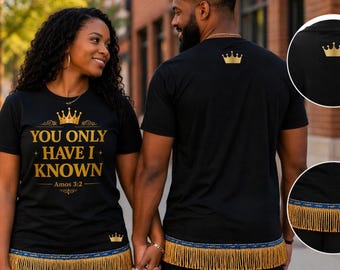 Amos 3:2 Known| Fringe Shirt| Hebrew Israelite Apparel l