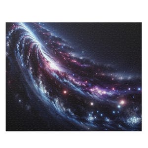 Cosmic Galaxy Puzzle - 120, 252, 500-Teile | Sternenklare Nacht, Weltraumdekor, achtsame Aktivität, Geschenk für Weltraumliebhaber, Familienspaß
