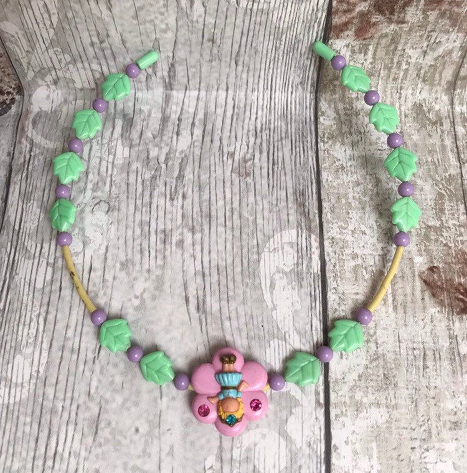 Vintage Polly pocket necklace Polly's Princess Etsy