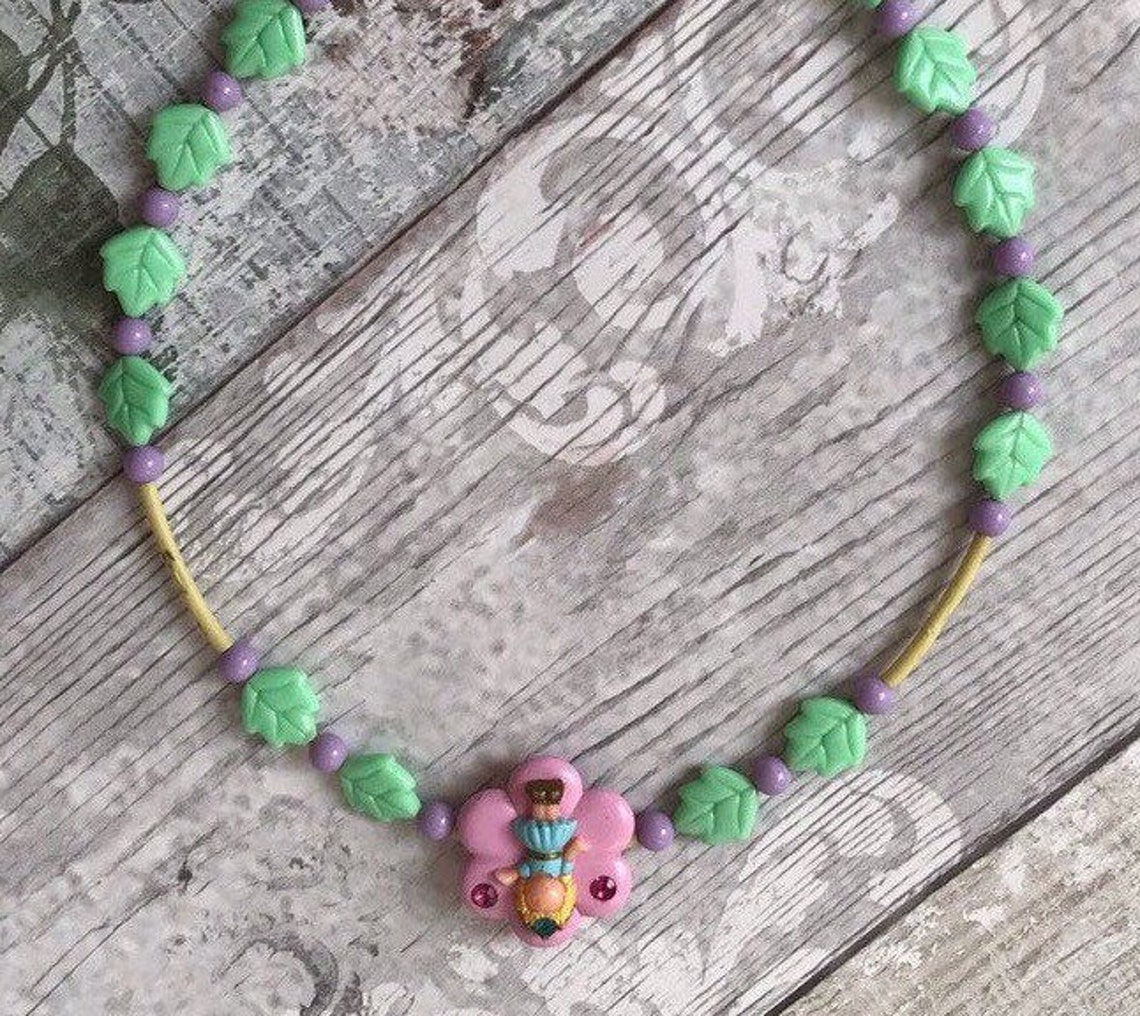 Vintage Polly pocket necklace Polly's Princess Etsy