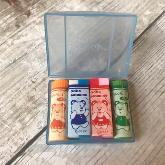 1980s Erasers Vintage Erasers 80s Rubbers Novelty 1980s Etsy