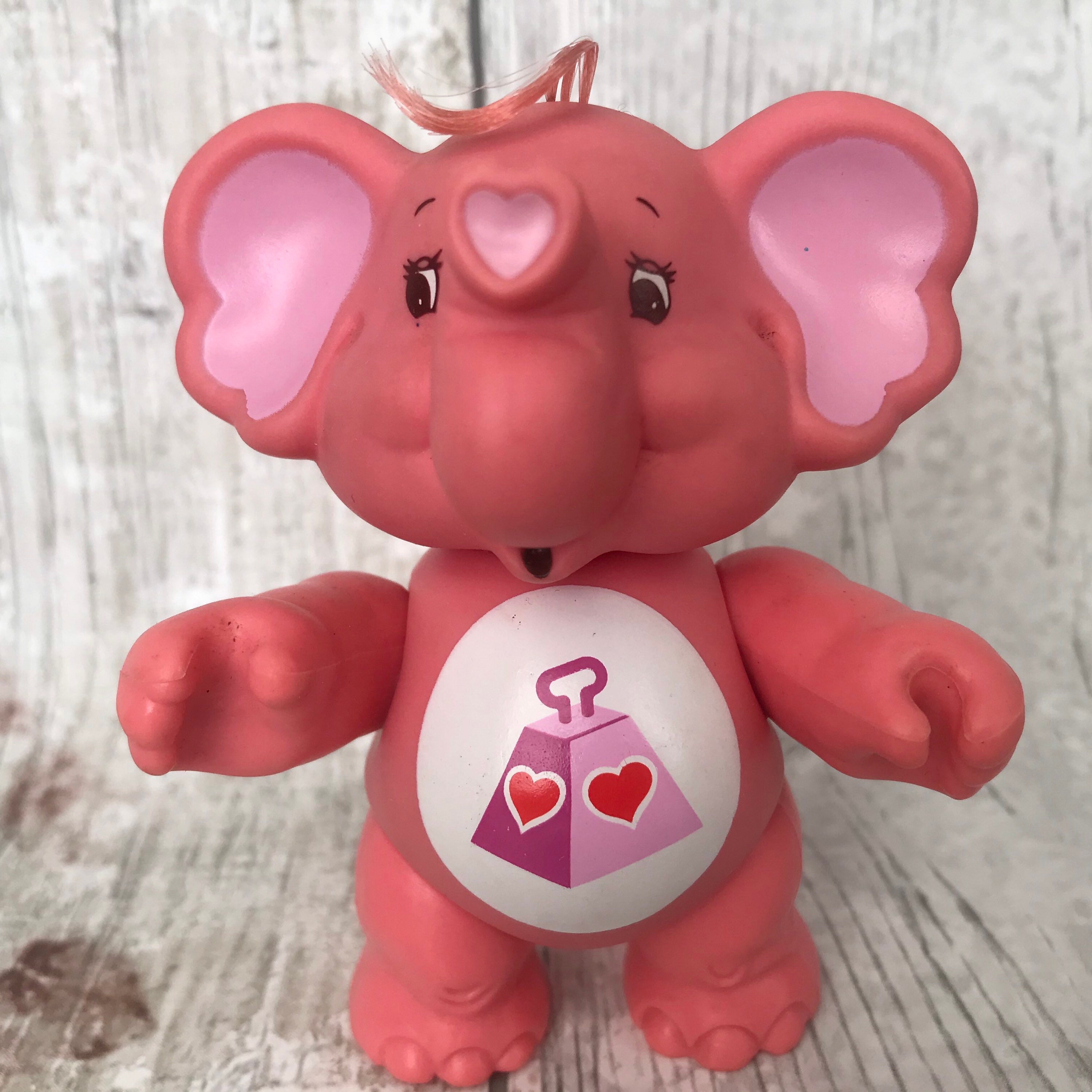 Lotsa Heart Care Bears Cousin Pink elephant Care bear | Etsy