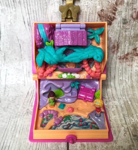 Vintage Polly Pocket Polly Pocket Book Glitter Island Enchanted Storybook 