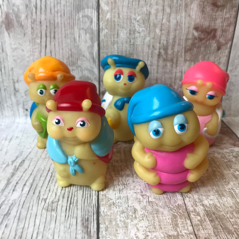 Vintage Glow Worms Glo Friends GloBookbug toys from the Etsy