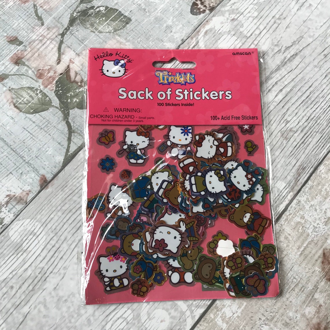 Vintage Sanrio Hello Kitty stickers Kawaii Rare Sanrio 1990s | Etsy