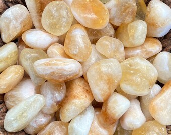 Extra Large Citrine Tumbled Stones