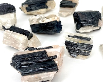 Black Tourmaline on Matrix
