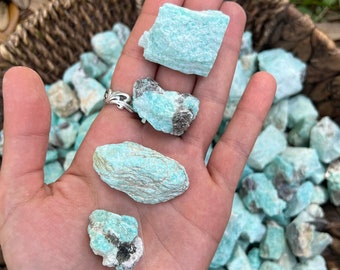 Raw Amazonite Stone - Small