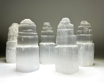 Selenite Crystal Towers -  2, 4, 6 and 8 inches