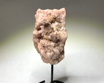 Pink Amethyst Cluster on Stand