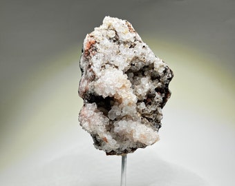 Pink Amethyst Cluster on Stand