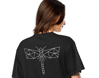 Minimalist Dragonfly T-Shirt, Spiritual Empowerment Graphic Tee, Comfort Colors Cotton