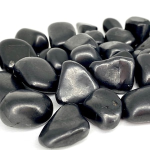 Shungite Tumbled Stones: &#39;Stone of Life&#39;