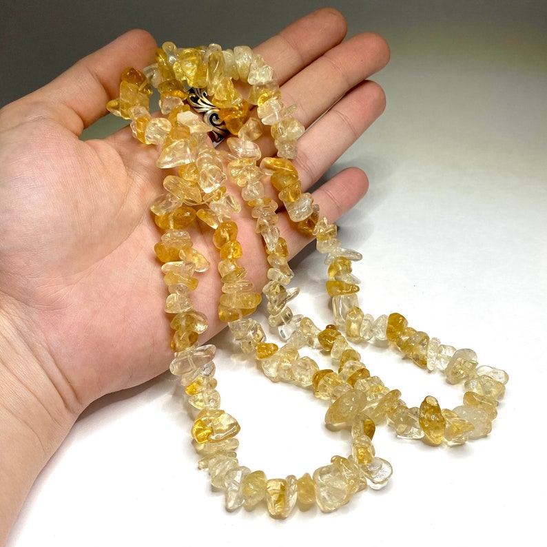 Citrine Chips Necklace