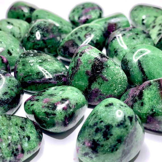 ruby zoisite (tumbled) ruby zoisite (tumbled)