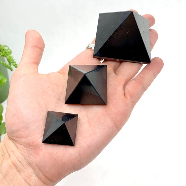 Shungite Crystal Pyramid