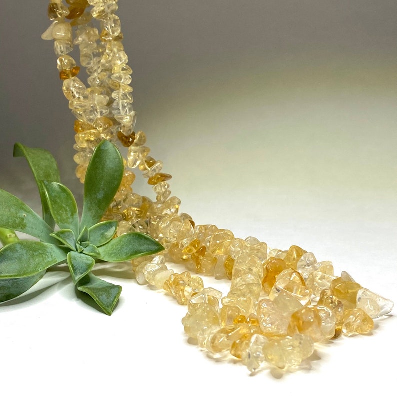 Citrine Chips Necklace