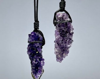 Amethyst Druze Necklace