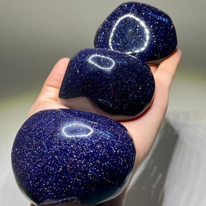 Blue Goldstone Power Stone