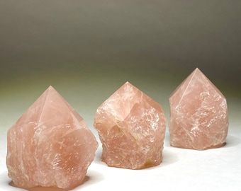 Rose Quartz Crystal Points - Mini