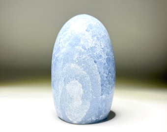 Blue Calcite Crystal Freeform