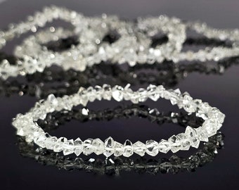 Herkimer Diamond Crystal Bracelet, Herkimer Diamond Gemstone Bracelet