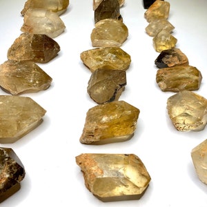 Genuine Raw Citrine Crystal, Untreated Natural Stone from Congo