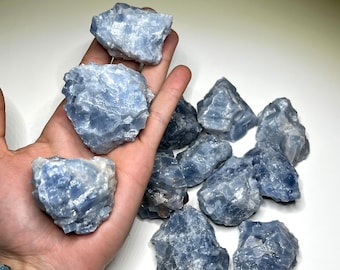Raw Blue Calcite from Mexico