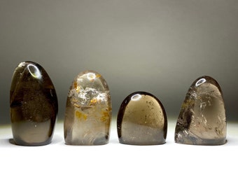 Smoky Quartz Freeform with Cut Base