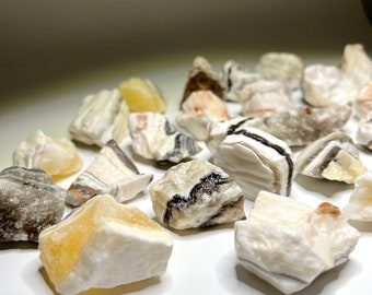 Raw Banded Onyx Crystals from Mexico