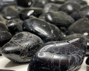 Black Tourmaline Tumbled Stones