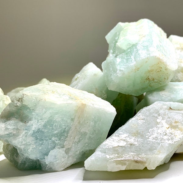 Raw Aquamarine Gemstones