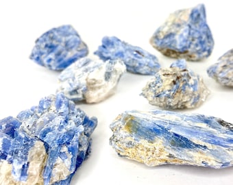 Blue Kyanite Crystal Clusters