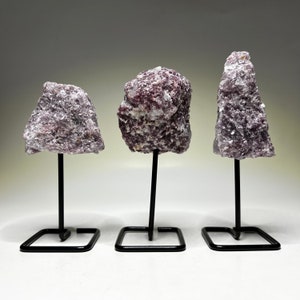 Lepidolite Stone on Stand