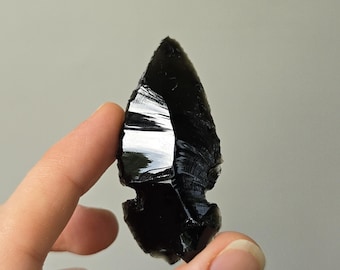 Black Obsidian Arrowhead