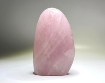 Polished Rose Quartz Free Form Crystal Tower